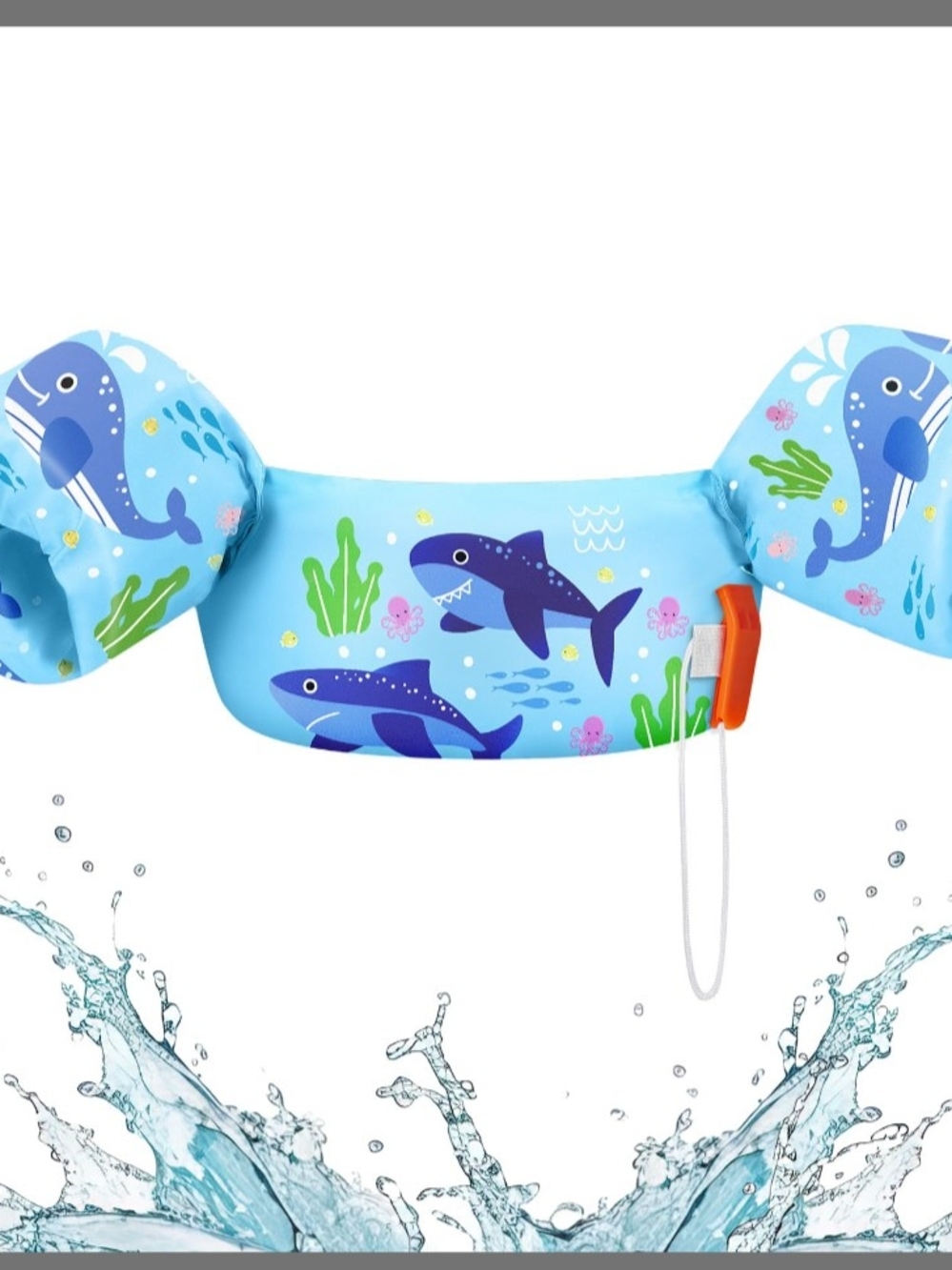 ~HeySplash Swim Vest for Kids, Toddler Pool Floaties Fit 22-55 Lbs, Children Swi